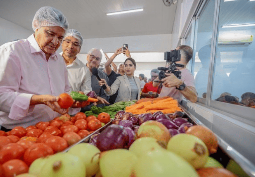 Wellington Dias conhece projeto de combate à fome na Nova Ceasa