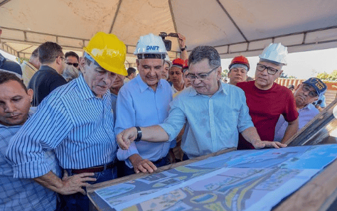 Wellington Dias visitou obras de mobilidade urbana realizadas através do DNIT em Teresina