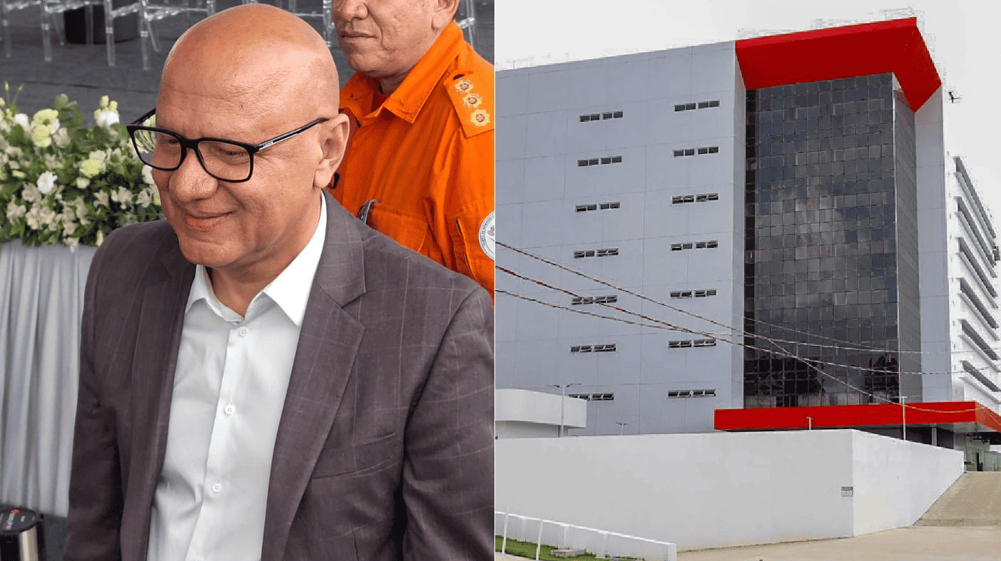 Franzé Silva esteve presente na inauguração da nova maternidade