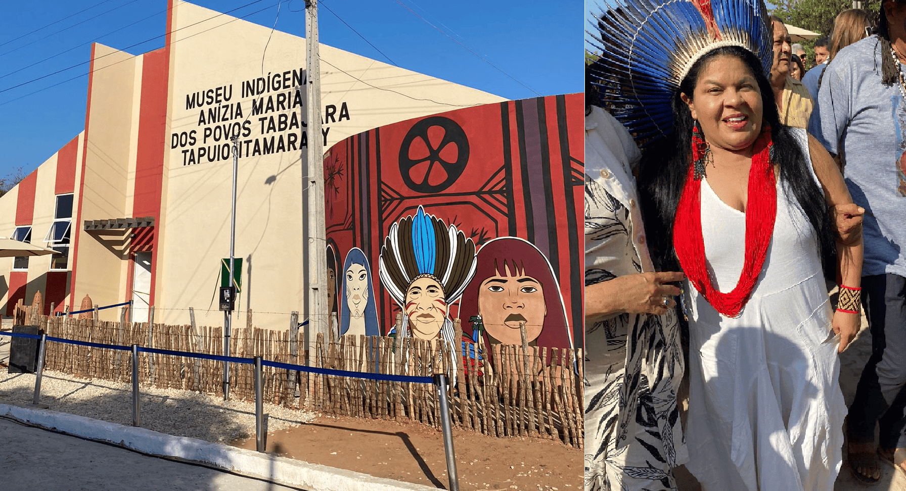 Ministra Sônia Guajajara participou da inauguração do Museu dos Povos Indígenas do Piauí