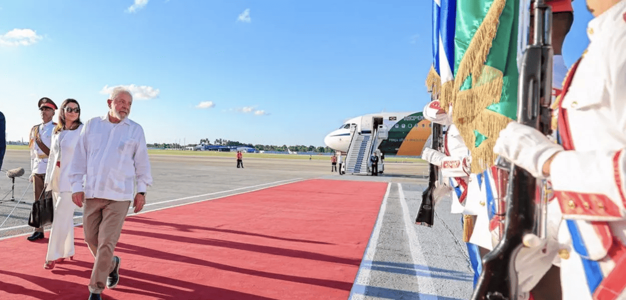 Lula e Janja em Havana