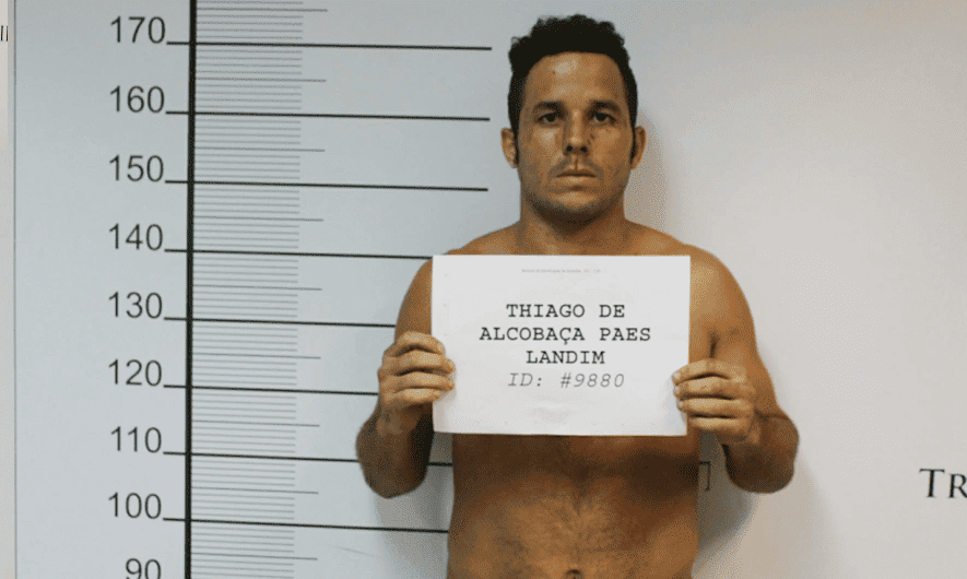 Thiago Paes Landim na delegacia