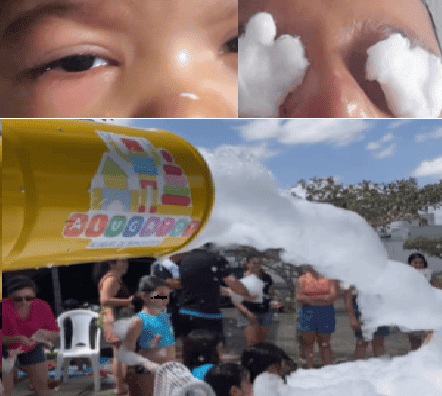 Canhão de espuma tem sido bastante procurado para festas infantis