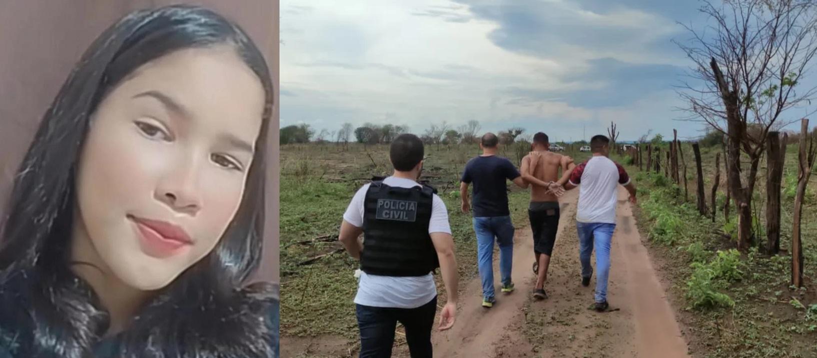 O suspeito usou um tronco de árvore para matar Jennifer