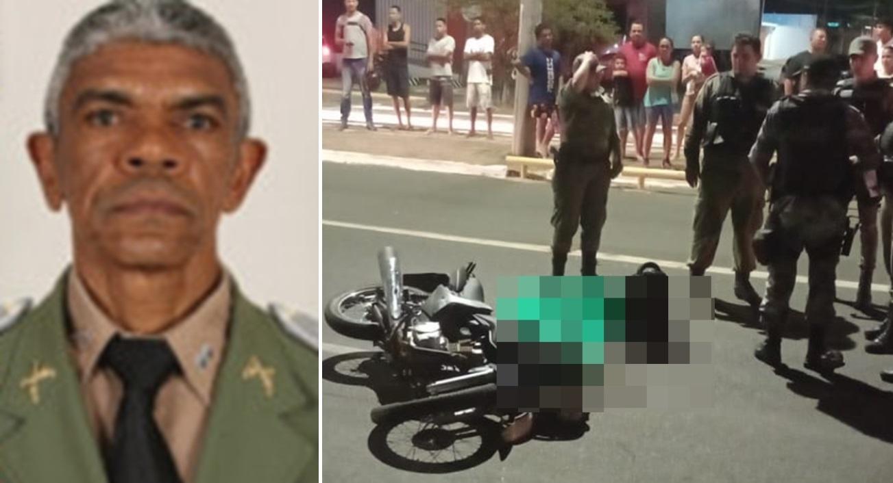 Capitão Domingos conduzia uma moto e colidiu com um caminhão