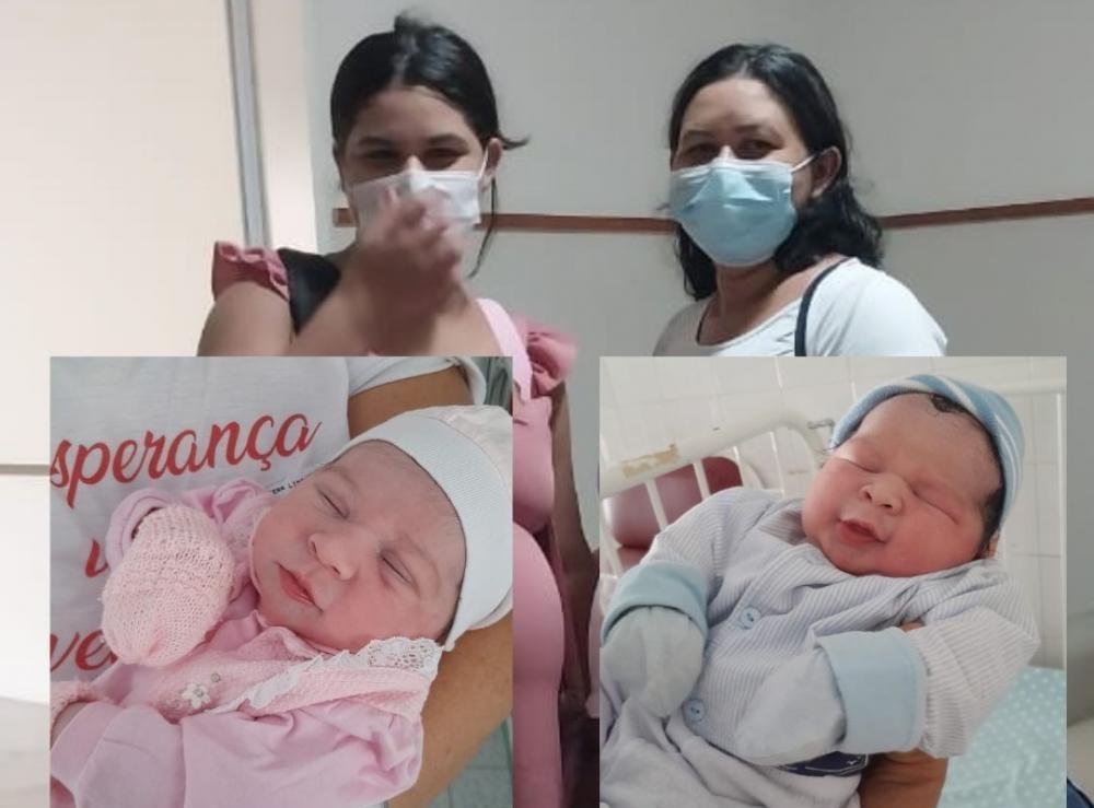 Maria Alves (filha) deu à luz a uma menina e a sua mãe, Maria Margarida, teve um menino