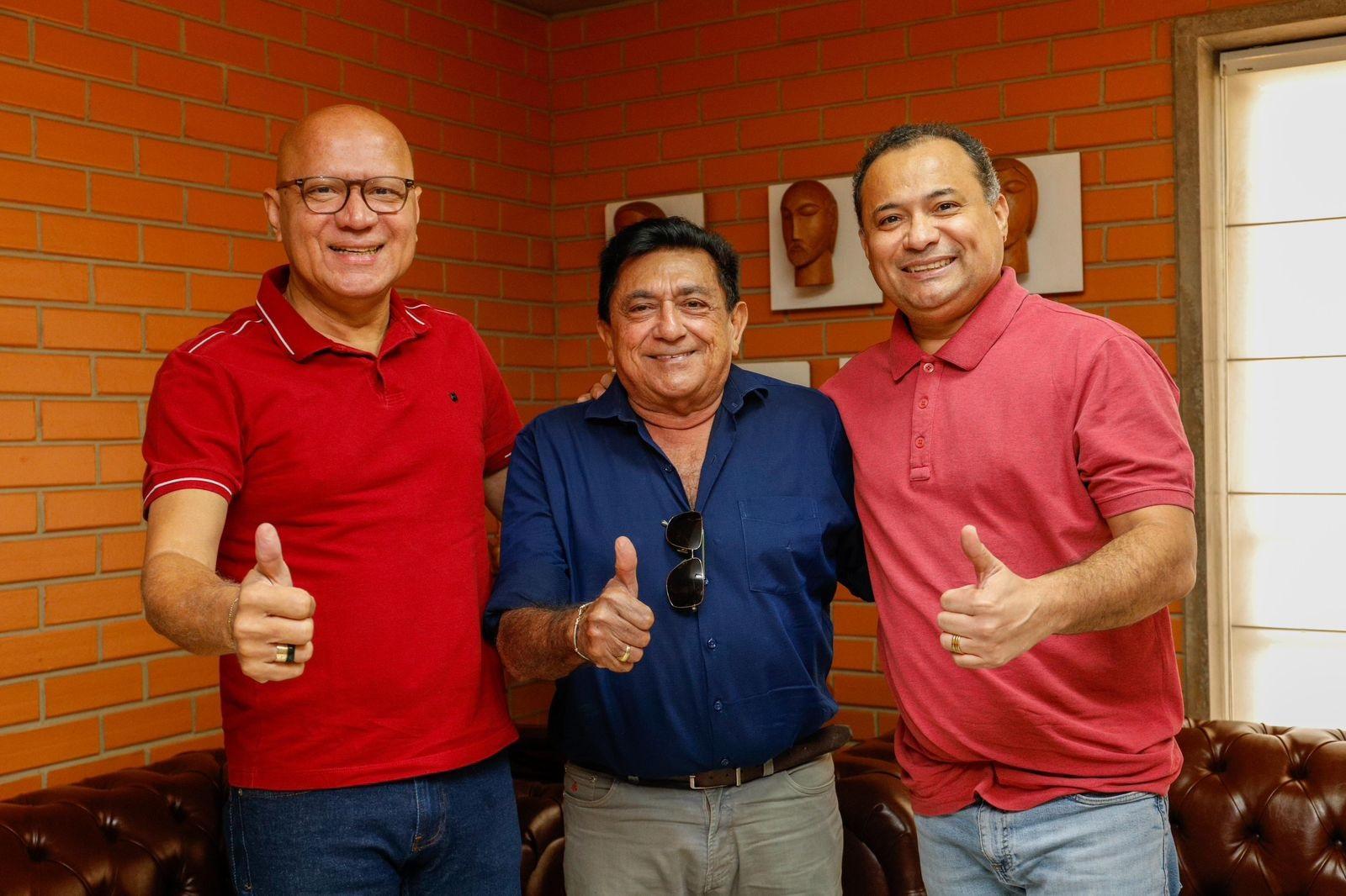 Franzé, Dr. Givaldo e Evaldo Gomes