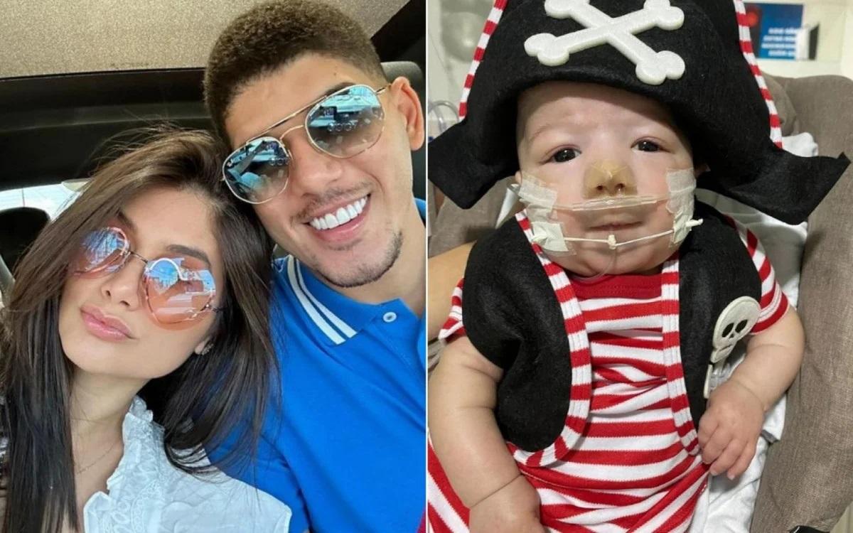 Cantor Zé Vaqueiro, esposa Ingra Soares e o caçula Arthur