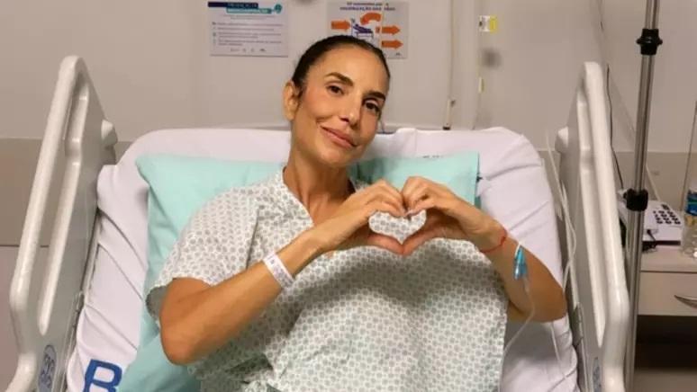 Ivete Sangalo comunicou aos fãs sobre sua internação