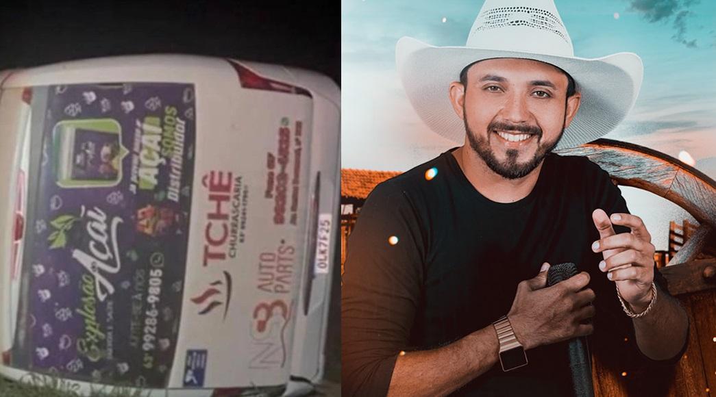 O micro-ônibus foi fretado pela banda e levava 15 pessoas