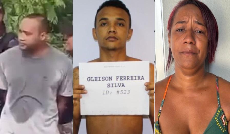 Isac da Silvia Nascimento, Gleison Ferreira Silva e Jaciara Pires Rodrigues