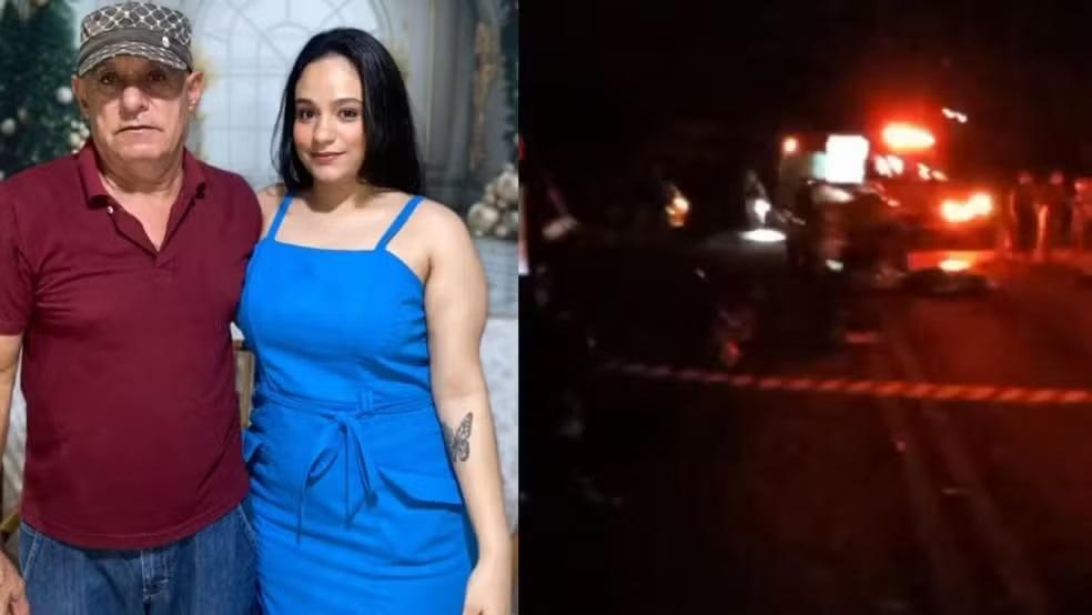 Donatto Cândido e a filha Kamilly Vitória
