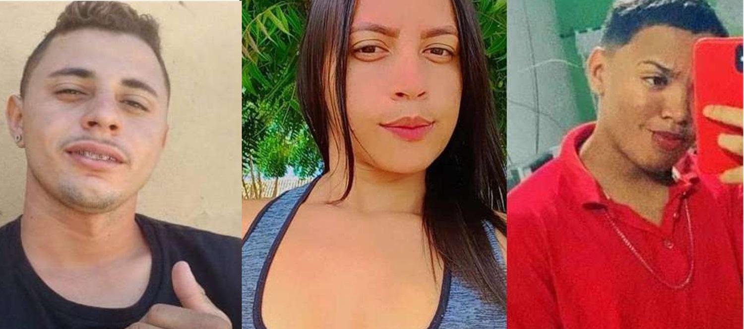 Adriel, Itauana e Pedro Henrique
