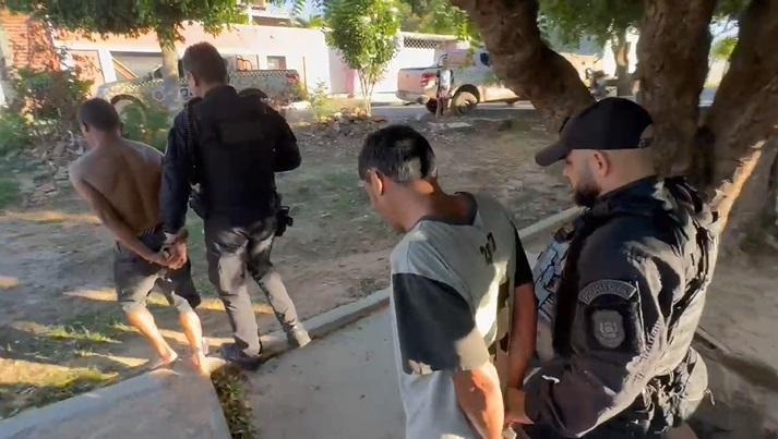 Presos na operação Draco 123