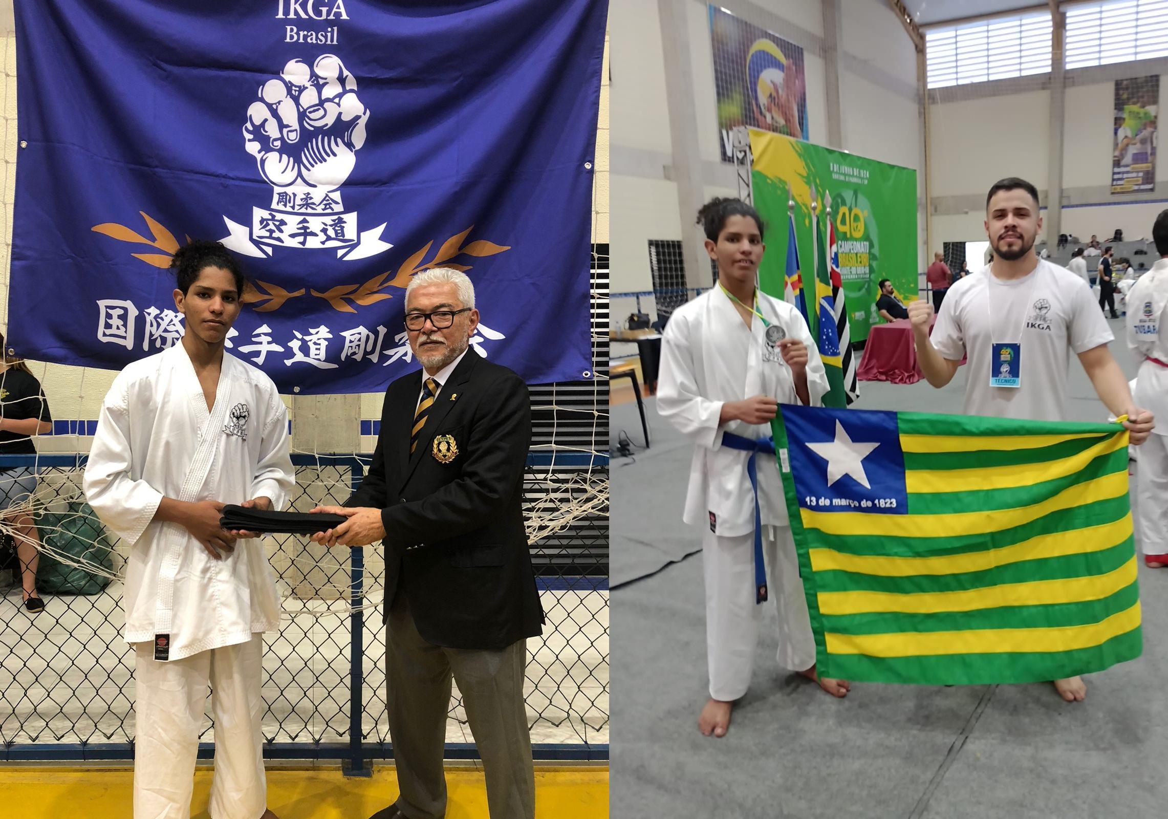 João Saulo e Diego Santos representaram o Piauí no campeonato