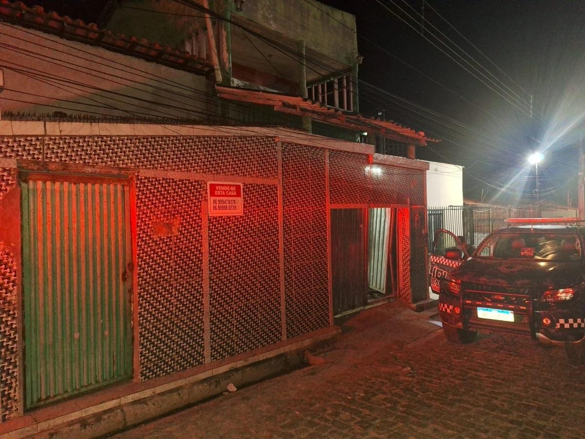 Residência onde ocorreu o crime