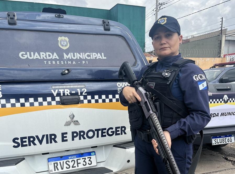 Lucijane Ibiapina Silva, comandante da Guarda Civil Municipal