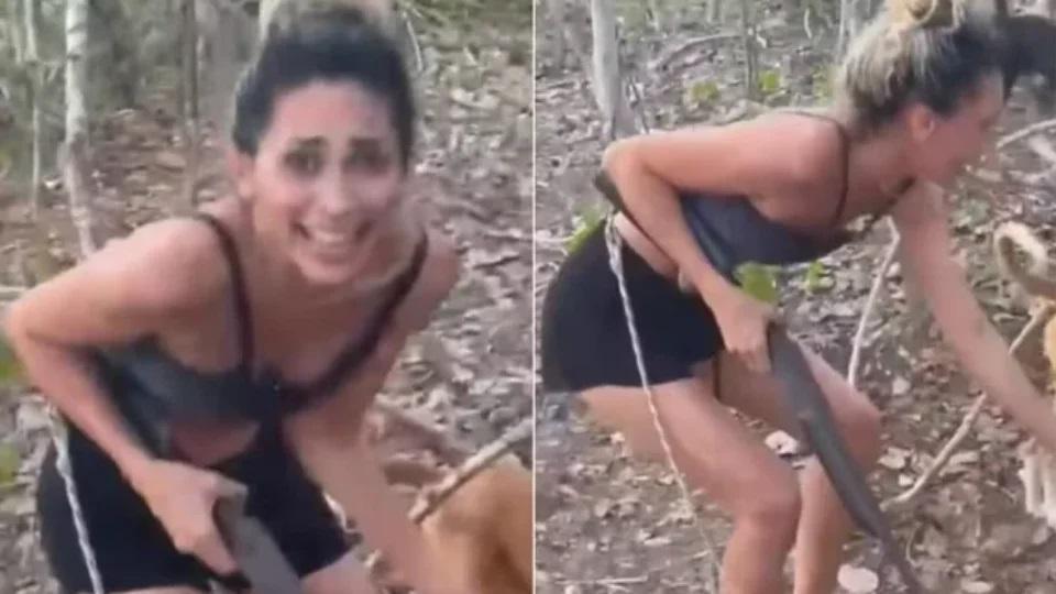 Eula Pereira da Silva é a mulher que estava sendo procurada pelo Ibama por matar uma onça