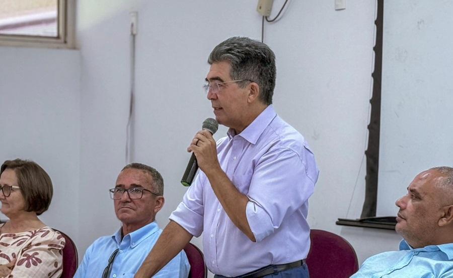 Francisco Limma participou da aula inaugural do curso de Agronomia no IFPI de Valença