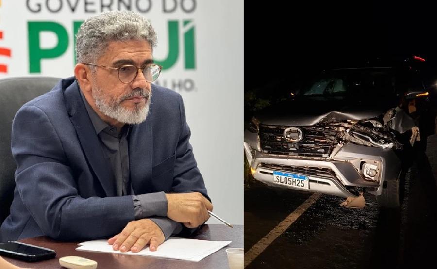 Secretário de Saúde, Antônio Luiz, sofreu acidente de carro em Oeiras