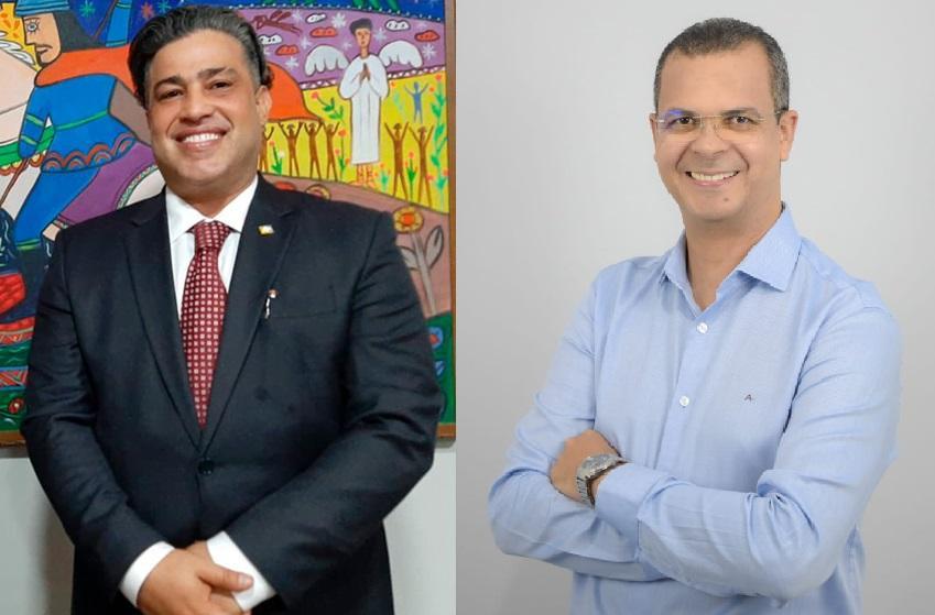 À esquerda o presidente da Conafer, Carlos Lopes e à direita o deputado estadual da Paraíba, Jutay Meneses