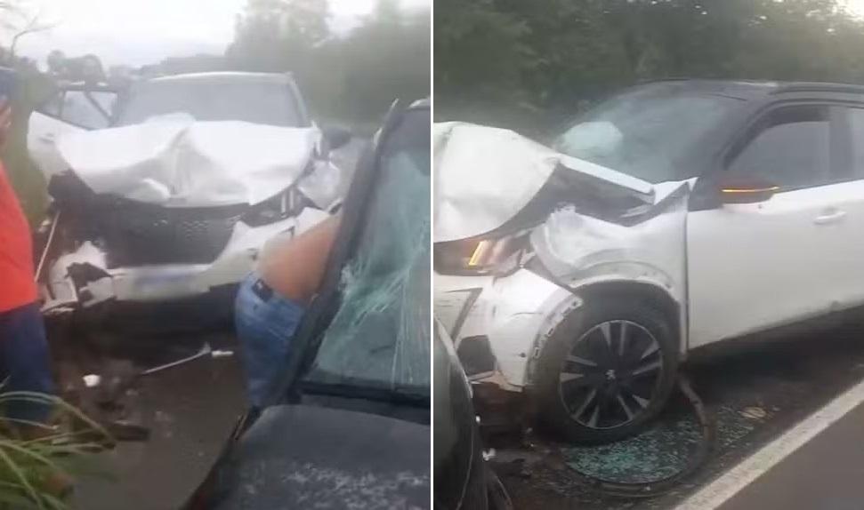 O acidente ocorreu em um trecho de faixa contínua da rodovia, onde a ultrapassagem é proibida