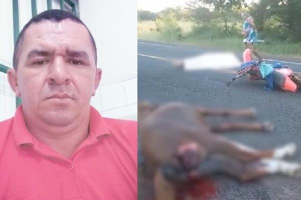 Matusalém Macedo morreu no local do acidente