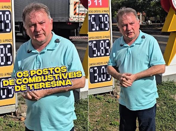 Merlong Solano alerta consumidores sobre os preços da gasolina em Teresina