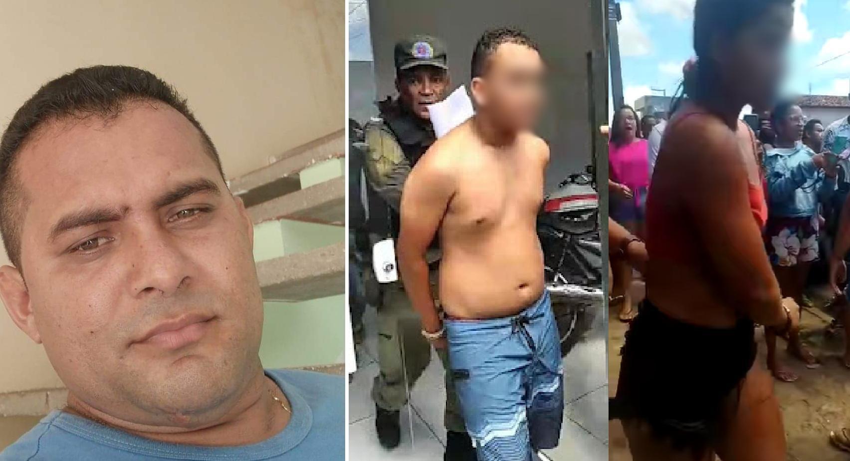 Ismael vítima (à esquerda) e casal suspeito (à direita)