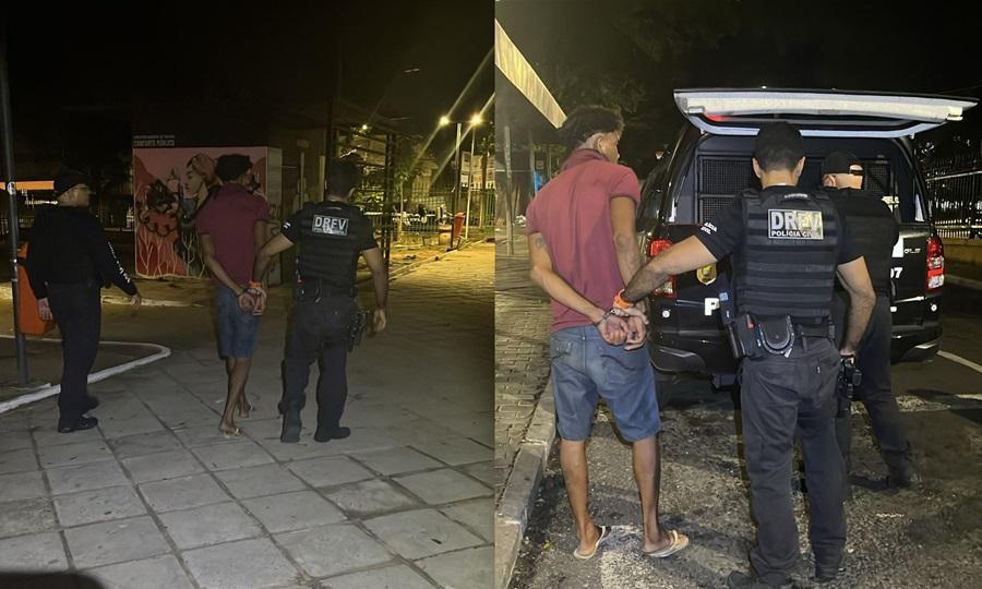 Homem com mandado de prisão em aberto é preso na “Operação Saturação” no Centro de Teresina