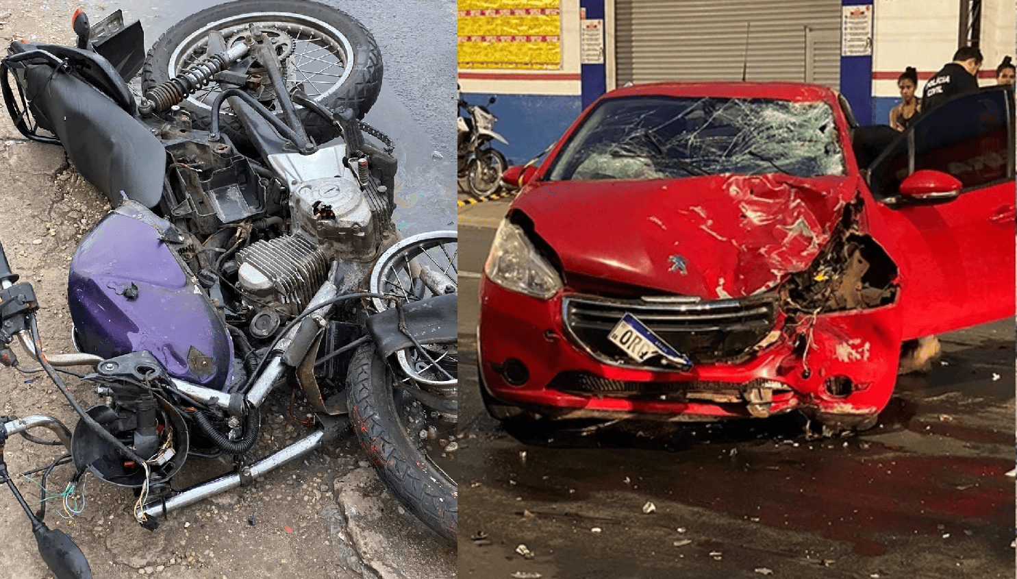 Duas pessoas morrem em acidente no bairro Sã Joaquim