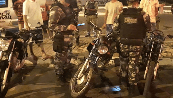 Nove motos são apreendidas debaixo da Ponte Estaiada