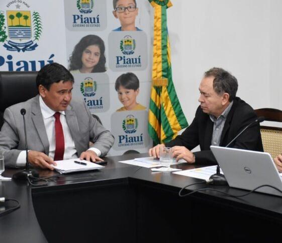 Governador Wellington Dias e o Secretário de Planejamento Antônio Neto