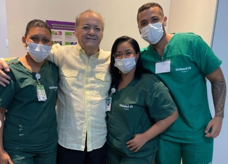 Silvio Mendes agradeceu os profissionais do Hospital Unimed Primavera