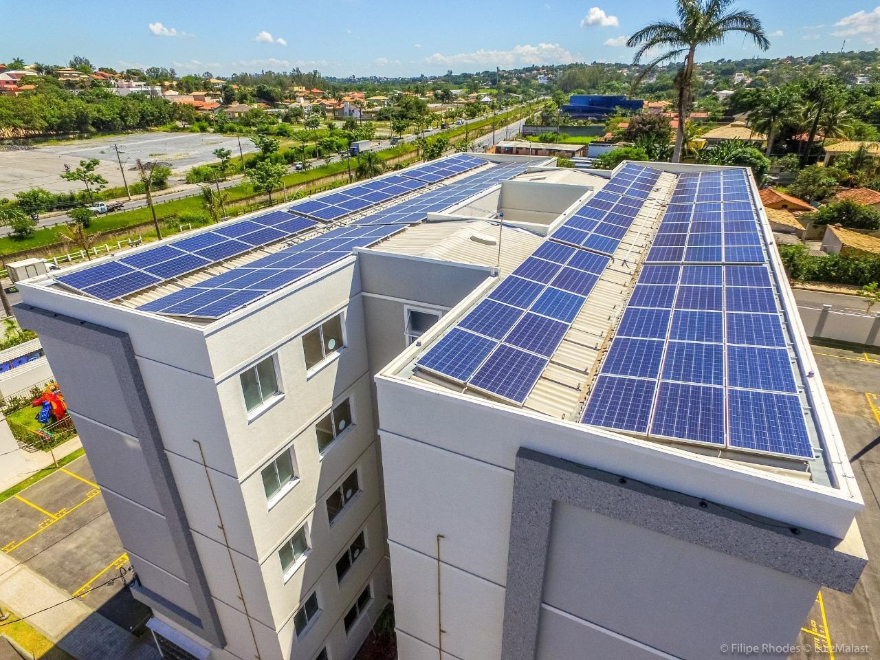 Codomínio com energia solar