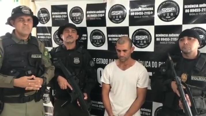 Preso foi apresentado à Justiça do Piauí na manhã desta sexta-feira (06)