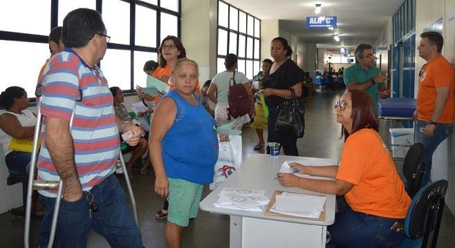 Atendimento no hospital