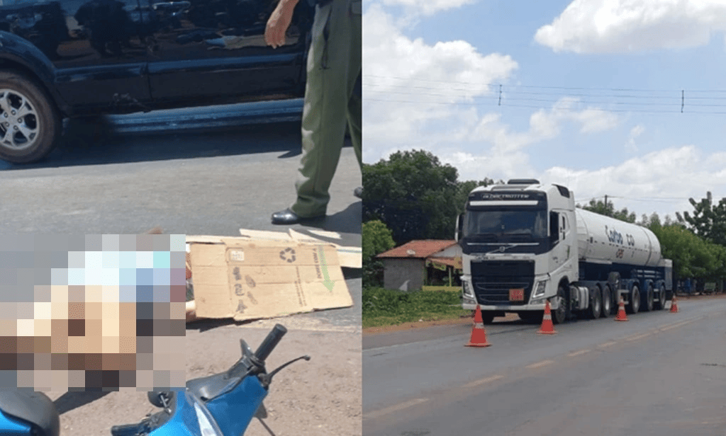 A mulher estava indo buscar uma criança na escola