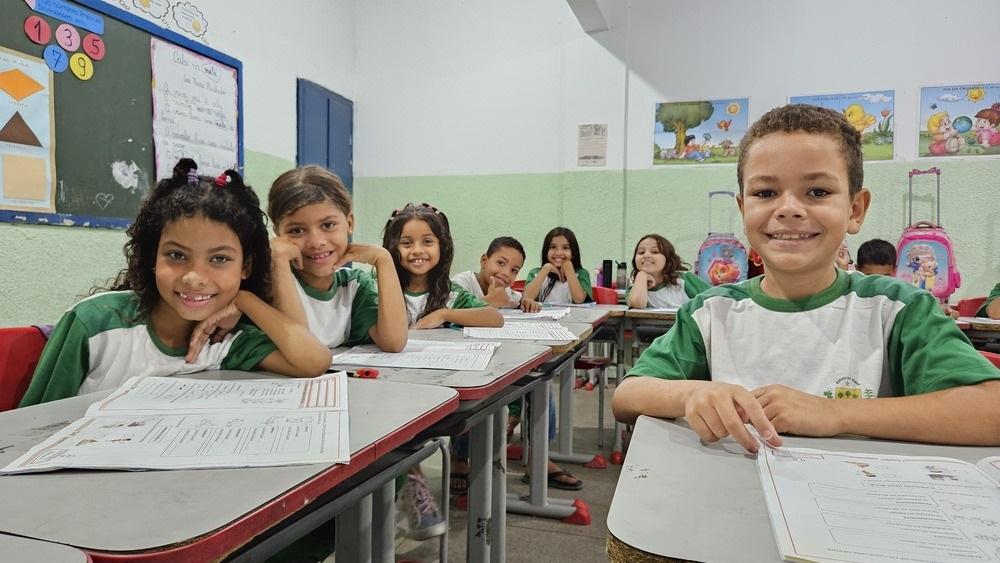 Crianças na escola