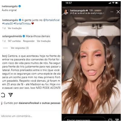 Ivete se pronuncia sobre o ocorrido