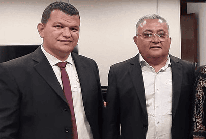 Vice-prefeito Valdeci Castro (à esquerda) e prefeito Bira (à direita), de São Lourenço do Piauí, tiveram os mandatos cassados