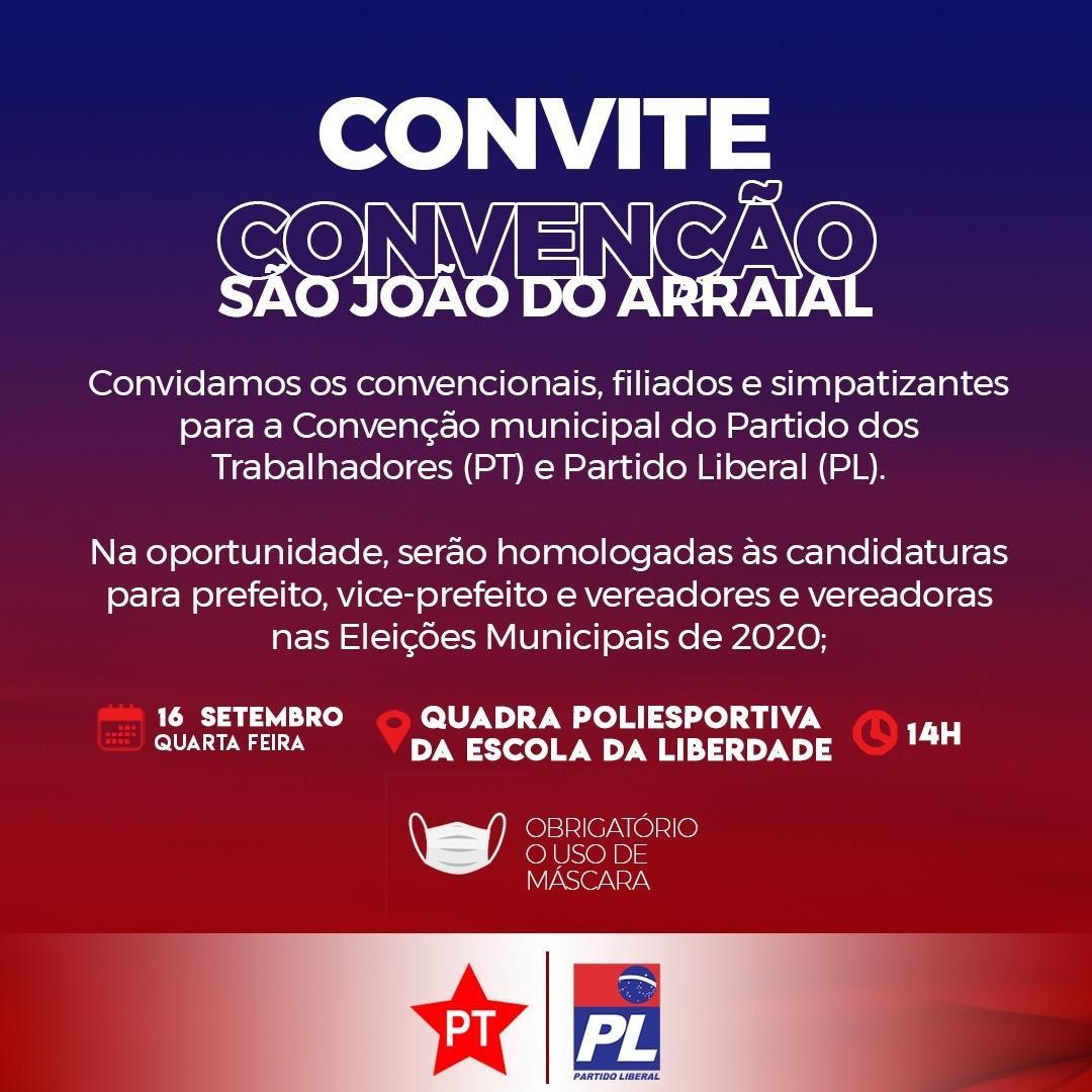 Convenção em São João do Arraial