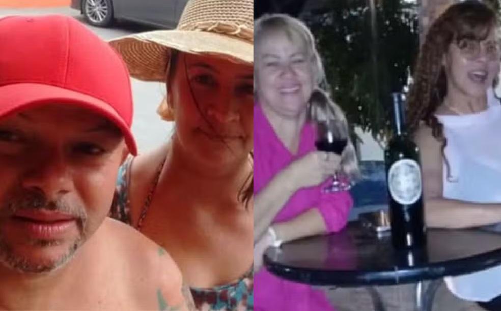 Hélio e a esposa Eva à esquerda e as irmãs Maria da Cruz e Maria do Rosário à direita