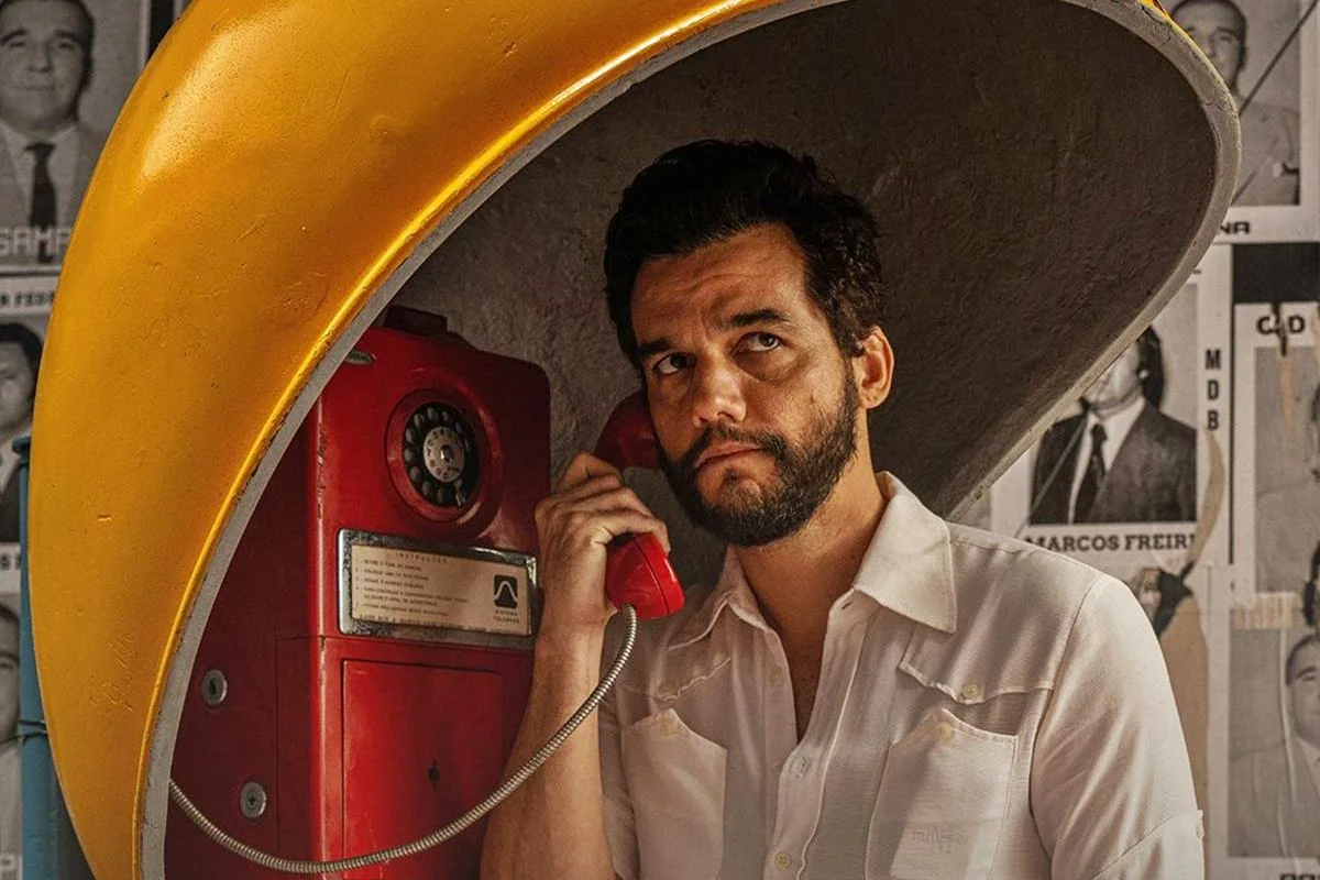 Wagner Moura em cena do filme "O Agente Secreto"