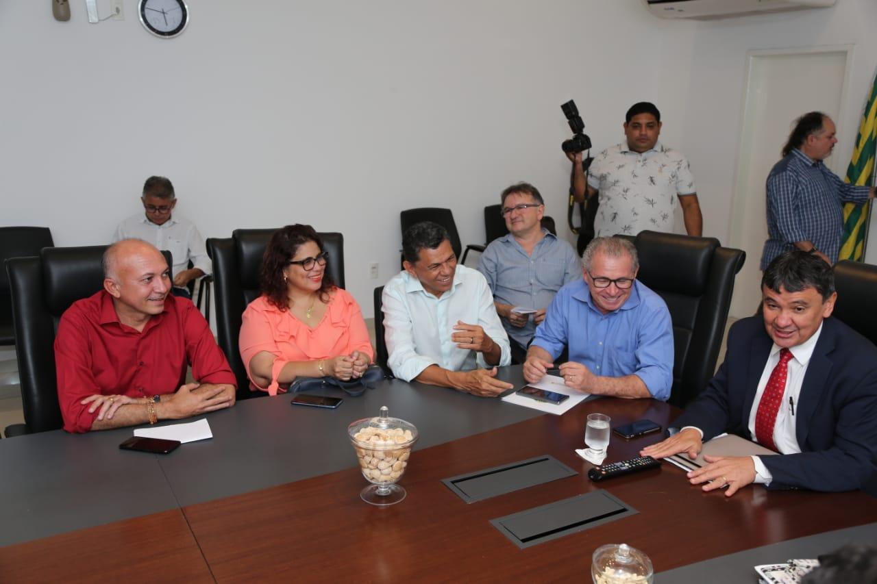 Audiência com o governador e Warton Lacerda