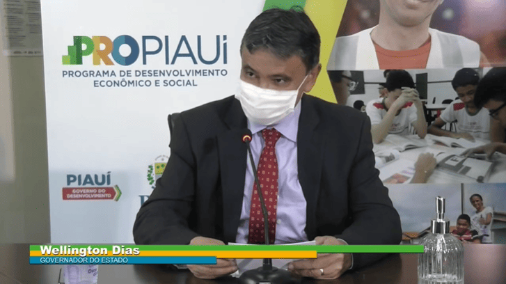 Em solenidade virtual, Wellington Dias fala sobre perspectiva de vacinação contra Covid-19