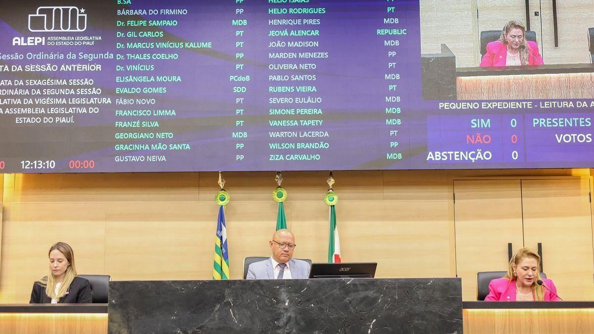 Assembleia Legislativa aprova quatro projetos de grande relevância para o Piauí