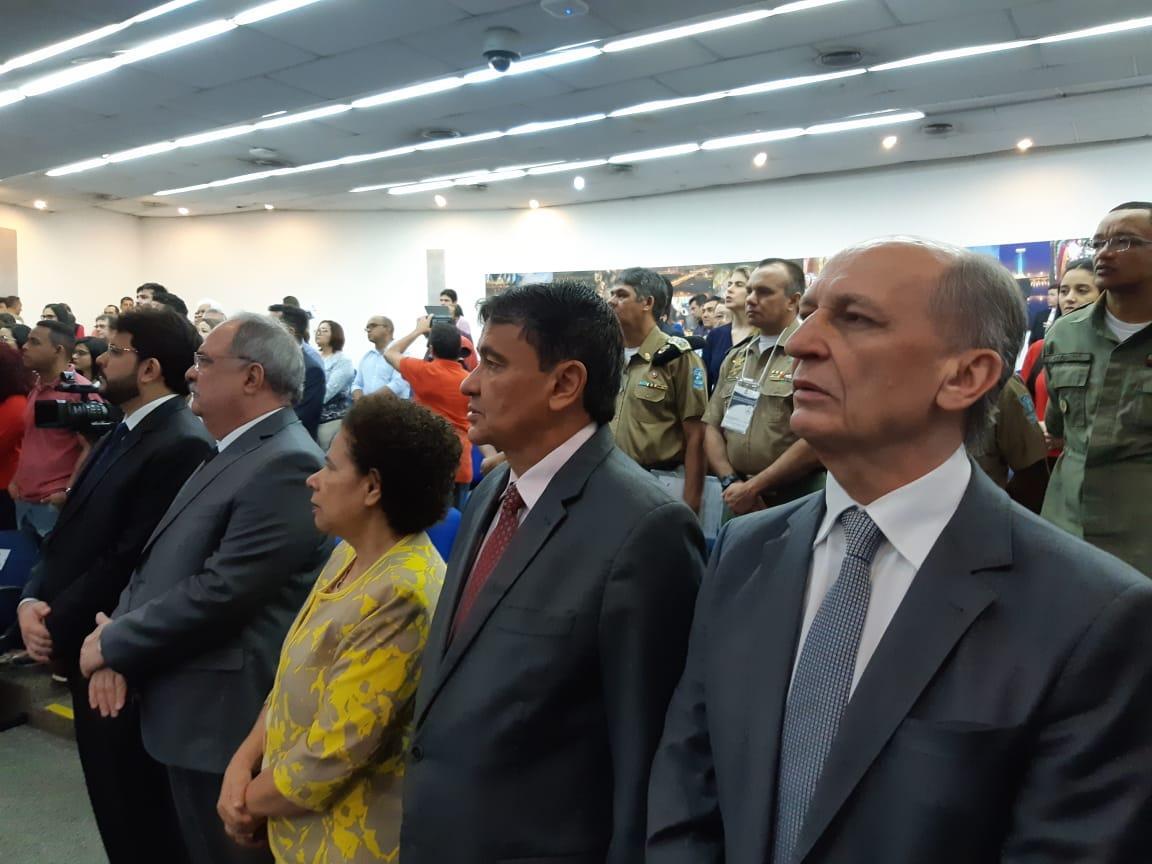 Conselheiro Abelardo Vilanova com o governador Wellington Dias