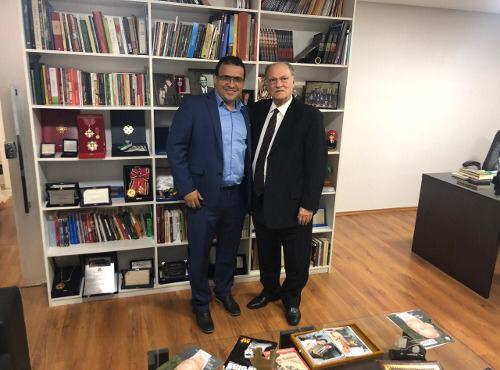 Vereador Lázaro Carvalho com Roberto Freire, em Brasília