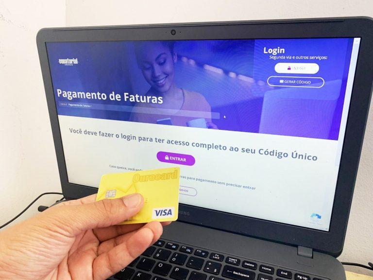 A fatura poderá ser paga também com o cartão do auxílio emergencial